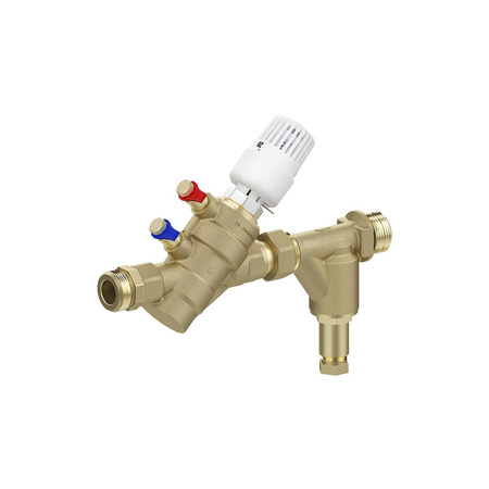 Zawór regulacyjny COMAP Nexus Vivax T-TF Mosiądz PN25, pol. Gwint zewnętrzny 3/4'' DN 20S, natężenie przepływu 0.882m3/h od -20'C do 120'C, niezależny od ciśnienia