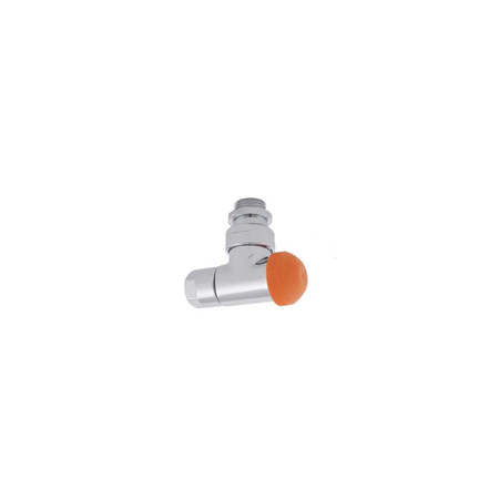 Zawór termostatyczny HERZ DE LUXE - figura kątowa M22x1,5 1/2'' chrom