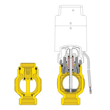 Zespół rozdzielaczy z zaworami odcinającymi i zaworami do regulacji natężenia przepływu O1" X 4 3/4"GZ
