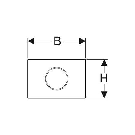 Podtynkowe gniazdo rozdzielacza Geberit do zasilacza