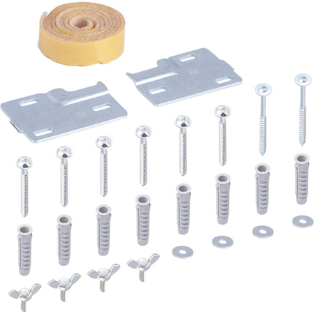 Elementy mocujące Geberit do dolnej szafki pod umywalkę stawianą na blat VariForm