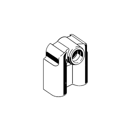 Izolacja naścienna VIEGA 532575 (model pojedynczy) tworzywo sztuczne, kolor czarny