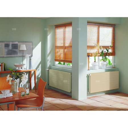 Ściana grzewcza Kermi Heizwand HHN Typ20 BH840x72x3800mm QN4951, weiß, 6bar, o. Abd, AB 12