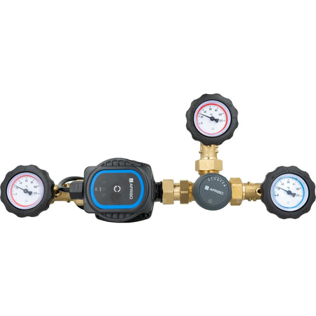 Grupa pompowa AFRISO BRA 130 AP GW 1'' Kvs6.3 AFRISO APH 160 15-7/130 mm