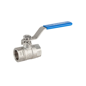 Kurek kulowy ze stali nierdzewnej PN 63 ART.2014 2 1/2