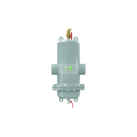 Separator mikropęcherzy powietrza i osadów Extwin TW 150 szare, przyłącza kołnierzowe