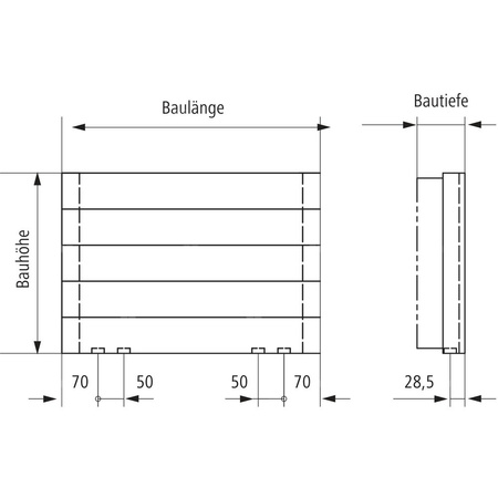 Grzejnik płytowy typ 11 KERMI HHN, z osłonami wym. 840 x 800 mm, kolor biały, moc 782 W