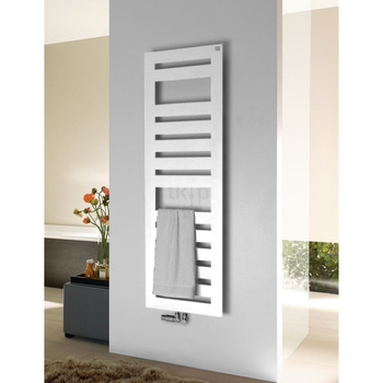 Grzejnik Zehnder Metropolitan Spa MET-080-050 - 500 mm, Kolor Biały (RAL 9016), Typ złącza Code S012, Konsole ścienne Metropolitan, Ilość zest. naściennych 4