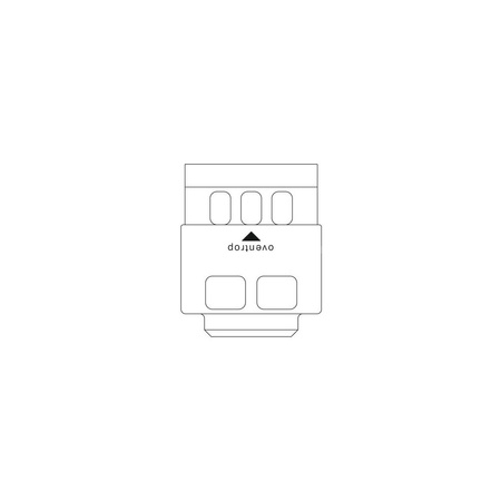 Kołpak instytucjonalny do termostatów Uni LH i Uni MH, biały, z blokadą