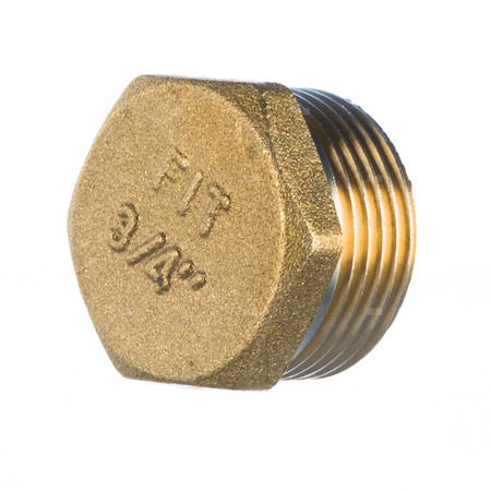 Korek FITTING STANDARD mosiądz (śrutowanie) 3/4''