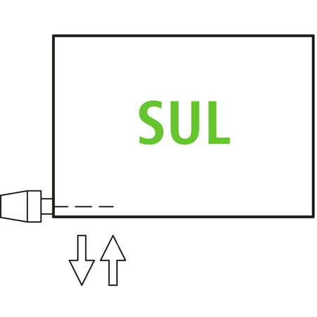 Grzejnik płytowy typ 22 KERMI V-HHV wym. 770 x 2200 mm, kolor biały, moc 4275 W