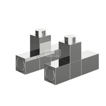 Zawór grzejnikowy ENIX CARLO POLETTI chrom, połączenie 1/2''