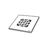 Kratka VIEGA 49335 kwadratowa ze stalowai nierdzewnej 143x143mm do wpustu