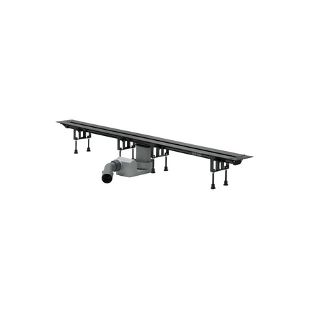 Odpływ prysznicowy prostokątny VIEGA 496510, 1300 x 110 x 95 mm, dł: 1200 mm, szer: 20 mm, z syfonem