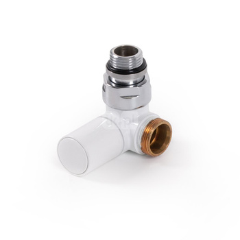 Zawór regulacyjny 3-osiowy CYLINDER, Lewy, GZ 1/2"-GZ 24-19, Biały, (V74110ESX)