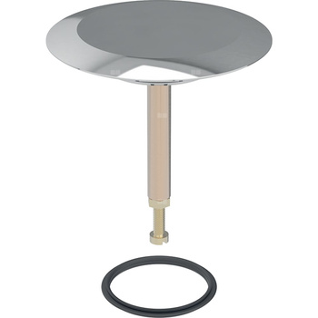 Korek zaworu Geberit do zestawu odpływowo-przelewowego, chrom błyszczący