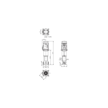 Wysokociśnieniowa pompa do wody Wilo-Helix V 2209-2/25/V/KS/400-50