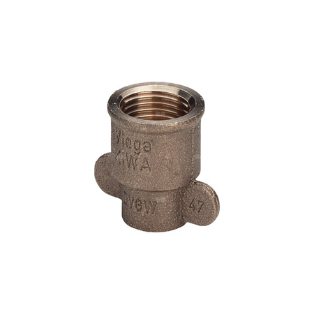 Złącze przejściowe VIEGA 94270GF jednoczęściowy, brąz / brąz, 15 mm x 1/2'' (lw x gw)