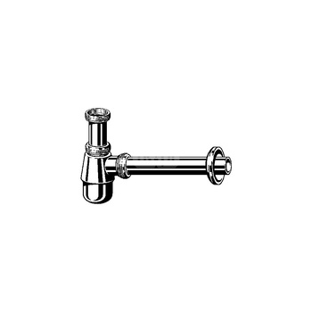 Syfon butelkowy przeznaczenie: bidet, mosiądz chrom., nr wzoru 5555