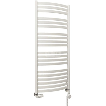 Grzejnik drabinkowy Concept By TERMA Sydney, podłączenie SX, wym. 1210 x 600 mm, kolor biały drogowy RAL9016, moc 630W