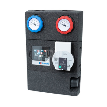 GFA211, grupa pompowa z termostatycznym zaworem mieszającym, DN32, pompa Wilo PARA 25/8