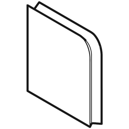 Element narożny do ścianki prysznicowej Geberit ONE do natrysków walk-in