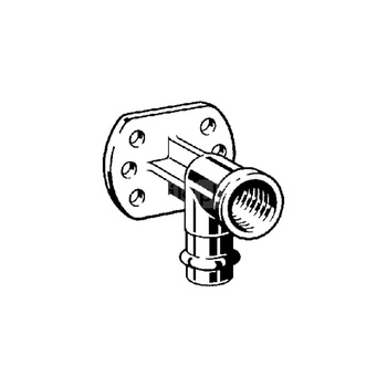 Uchwyt montażowy ścienny VIEGA 22256 brąz Gwint wewnętrzny x zz 1/2'' x 15mm