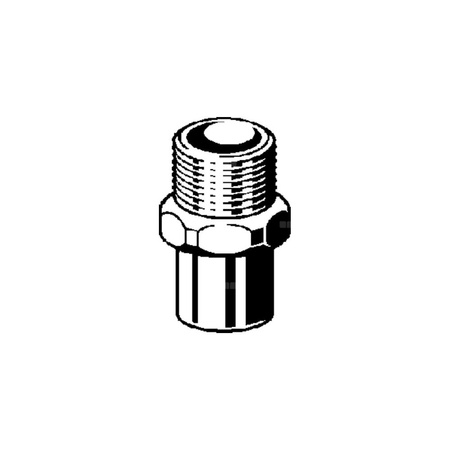 Złącze przejściowe VIEGA 94243G jednoczęściowy, brąz / brąz, 1 1/4'' x 28 mm (lw x gz)