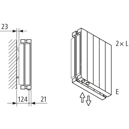 Grzejnik płytowy typ 22 KERMI HVN wym. 800 x 280 mm, kolor biały, moc 570 W