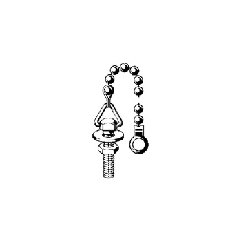 Uchwyt łańcuszkowy z łańcuszkiem VIEGA 9928190 dł.300mm