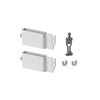 zestaw uchwytów do nogi st.60x10 typ10, biały, grzejniki płytowe Vplus