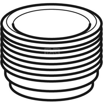 Króciec gwintowany PE d40 Rg52x1/6