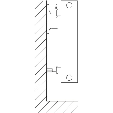 Ściana grzewcza Kermi Heizwand HHN Typ20 BH980x72x1500mm QN2228, weiß, 6bar, m. Abd, AB 12