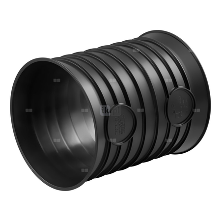 Nasuwka MAGNAPLAST MAGNACOR MCU, PP (czarny), DN 300 (ww x ww), do kanalizacji