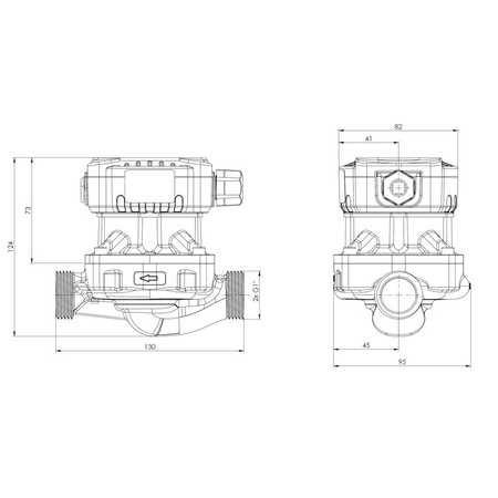 Pompa obiegowa AFRISO APH 160 15-7/130 1 x 230 V/10bar