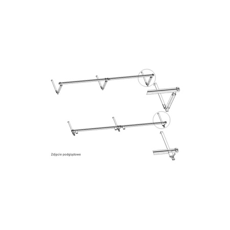 Uchwyt korekcyjny KS2600-15-1H-H500