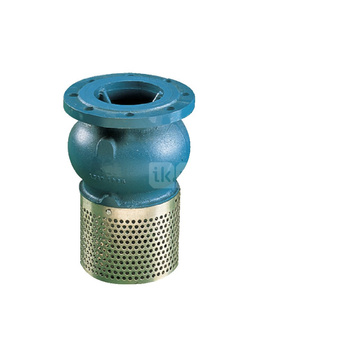 Kosz ssawny kołnierzowy, zamknięcie grzybkowe wspomagane sprężyną, typ 312, DN 250, PN16