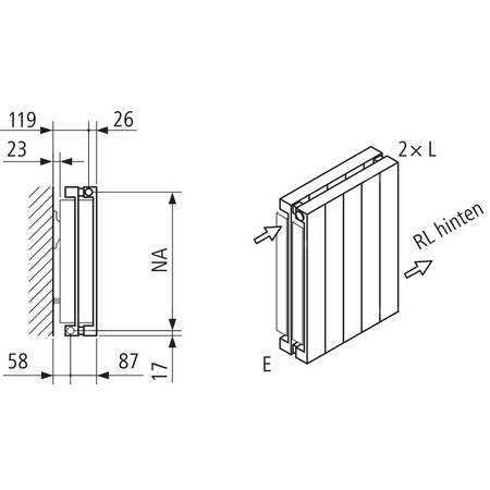 Grzejnik płytowy typ 22 KERMI HVN wym. 1400 x 1610 mm, kolor biały, moc 5110 W