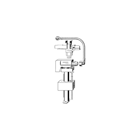 Zestaw zaworu napełniającego VIEGA 831075 do podwieszanej miski WC tworzywo sztuczne