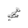 Zawór odcinający VIEGA 22385LF (stan surowy) 1/2'' (15) 15 mm mz x mz, max. 90'C