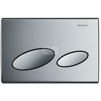 Przycisk uruchamiający Geberit Kappa20 do spłukiwania dwudzielnego: Chrom błyszczący