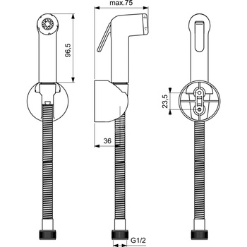 IDEALSPRAY RĄCZKA Z ZAWIESZ. PUNKTOWYM