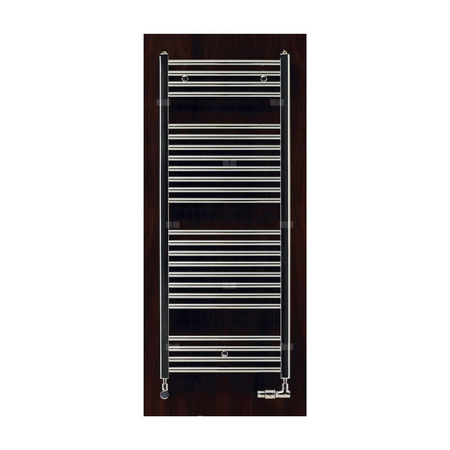 Grzejnik Zehnder Virando ABC-080-060 - 600 mm, Kolor (Code0008) Chrom galwanizowany, Typ złącza Code S039, Konsole ścienne towel radiator, Kolor mocowania (CodeRADC) Kolor grzejnika, Ilość zest naściennych 3