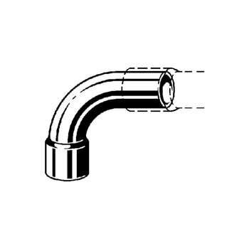 Łuk 90' VIEGA 95001A jednoczęściowy, Cu / Cu, 64 mm (lw x gz), (głębokość: 76 mm)