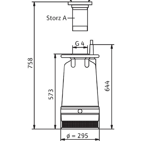 Pompa zanurzeniowa do ścieków WILO EMU KS 37 ZM SVA+V żeliwo 3x 400V, moc 5.1W 50 Hz