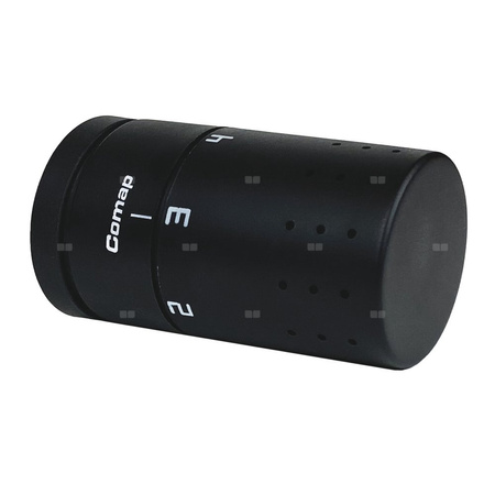 Głowica termostatyczna SENSITIVE gwint M30x1,5 (do zestawów termostatycznych Design lub grzejników z wkładką M30x1,5) - kolor czarny