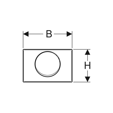 Zestaw adaptacyjny Geberit do przycisków uruchamiających Danceline