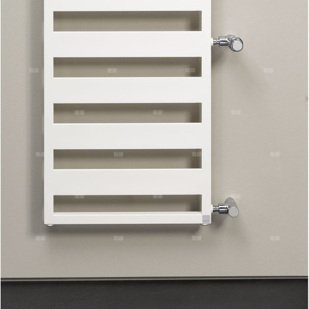 Grzejnik drabinkowy KERMI Casteo-D BH, wym. 1259 x 750 mm, kolor srebrny, moc 774W