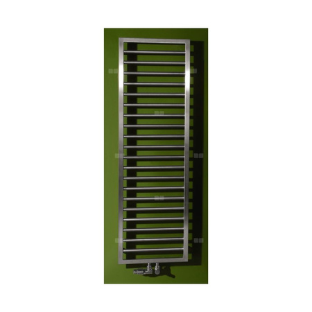 Grzejnik Zehnder Subway SUB-150-060 - 600 mm, kolor biały RAL9016, złącze Code S012, konsole scienne towel radiator, 4 zestawy naścienne