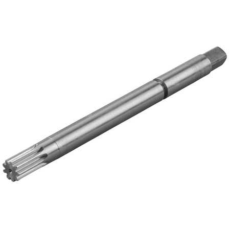 Wał posuwu zmontowany